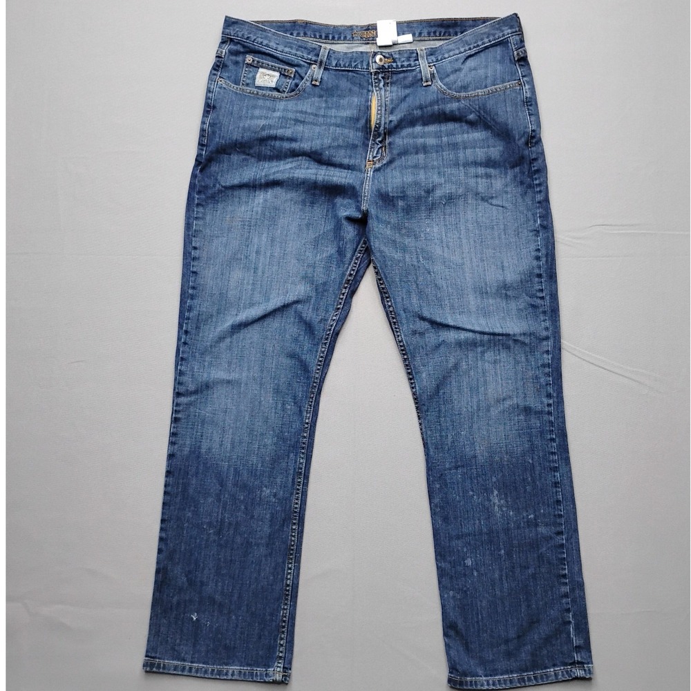 Cinch Ian Slim Fit Medium Wash Denim Jeans Mens 40x30 MB98034006 Western Blue